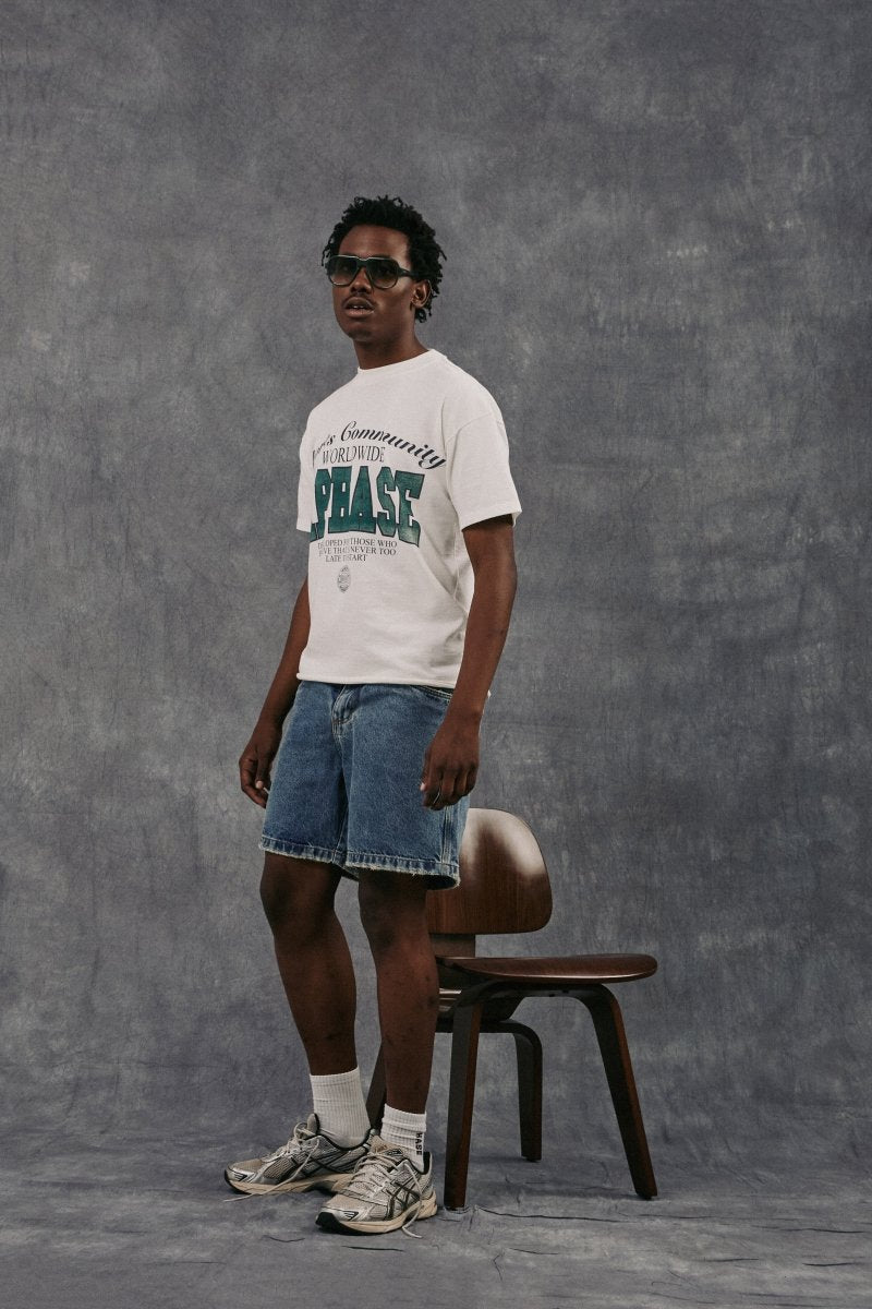 49410558132509 Pants & Shorts Denim Shorts "Vintage Blue" S/P da APHASE vendido pela THE GAME