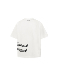 49433580437789 T-Shirt Down Robot Boxy Tee "Off White" L/G da QUADRO CREATIONS vendido pela THE GAME