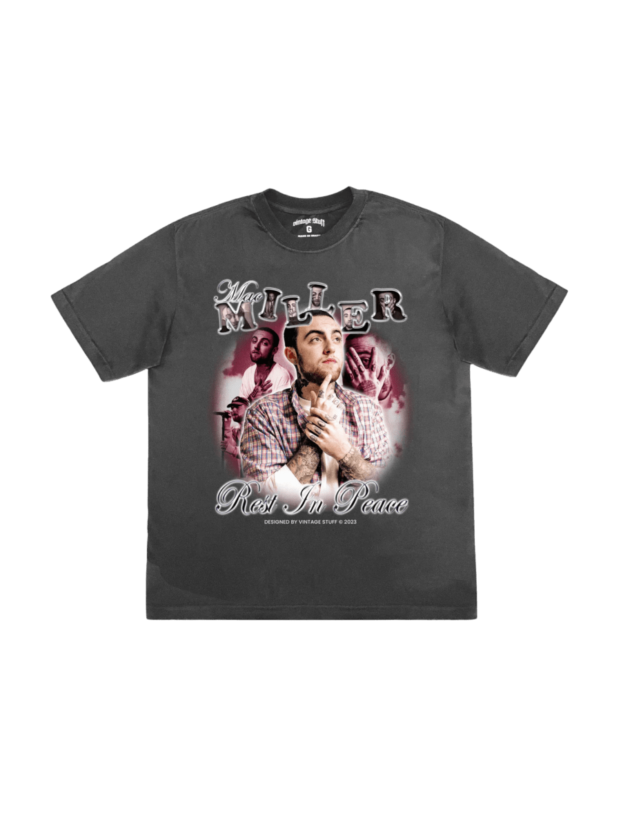 49455434858781 T-Shirt Camiseta Mac Miller "Stoned Grey" S/P da VINTAGE STUFF vendido pela THE GAME