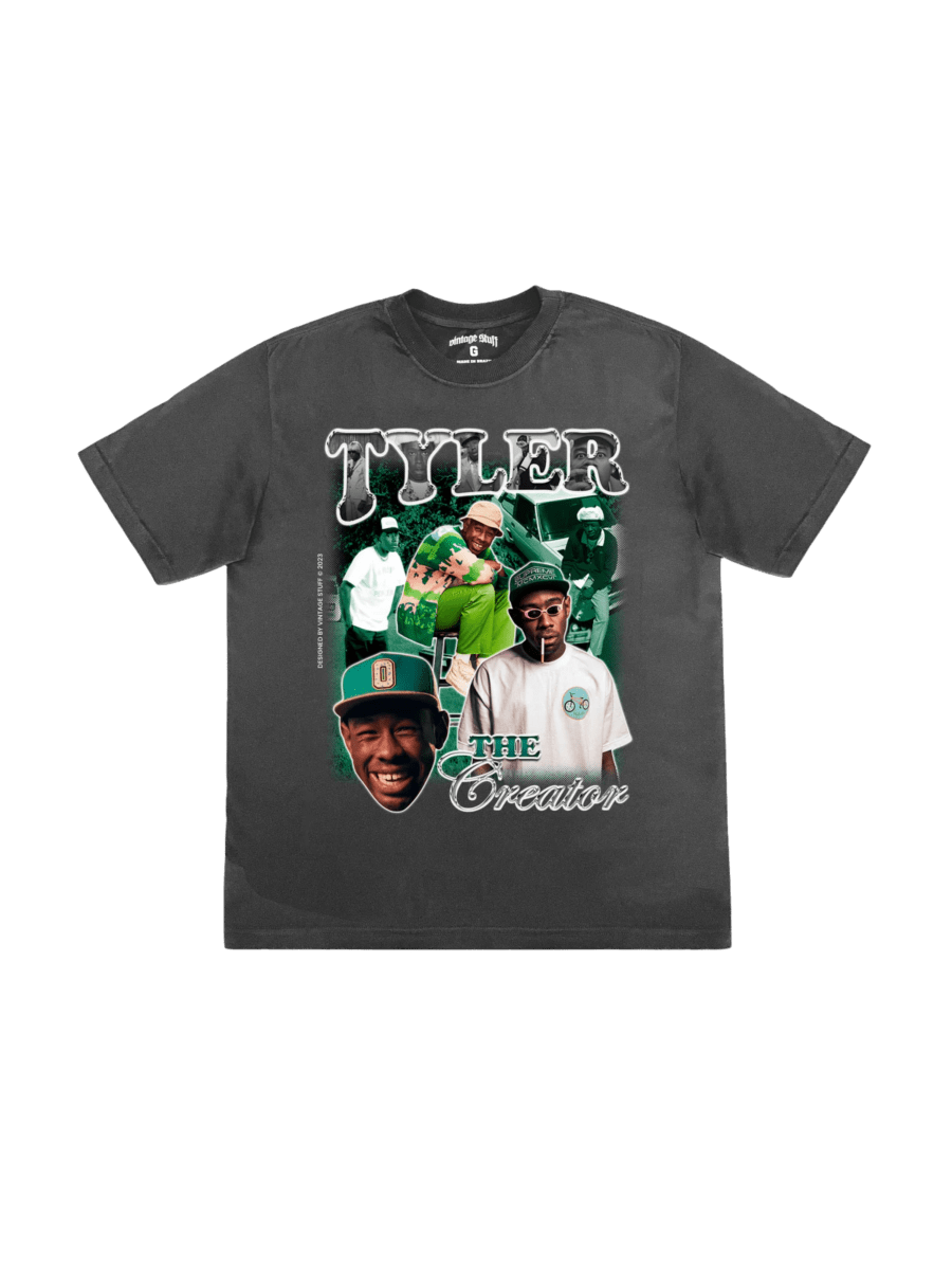 49455446589725 T-Shirt Camiseta Tyler The Creator "Stoned Grey" S/P da VINTAGE STUFF vendido pela THE GAME