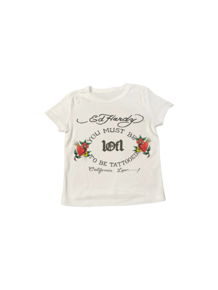 49482105127197 T-Shirt Ed Hardy N1RVANA "Off White" M da EXCLUSIVIIST vendido pela THE GAME