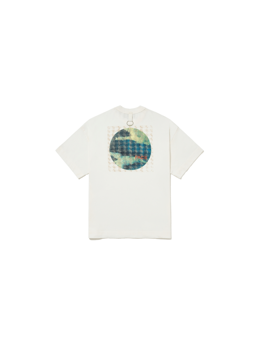 49621516550429 T-Shirt Grid Moon Tee Oversized "Off White" L/G da PACE vendido pela THE GAME