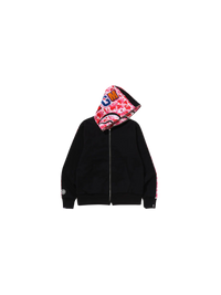 Reversible Shark Full Zip Hoodie