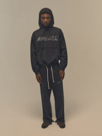Classic Frontal Hoodie "Stone Black"