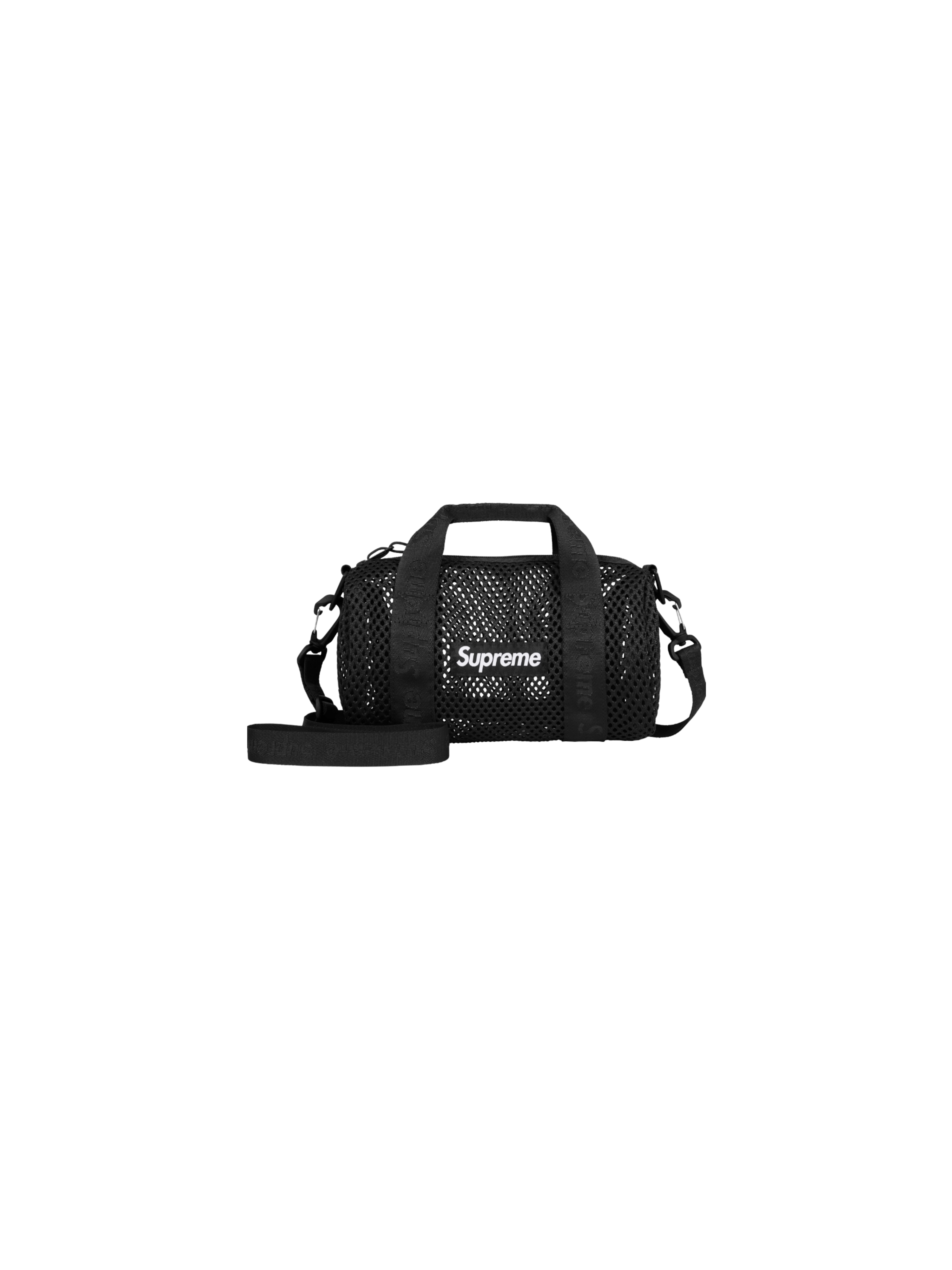 Mesh Mini Duffle Bag "Black"
