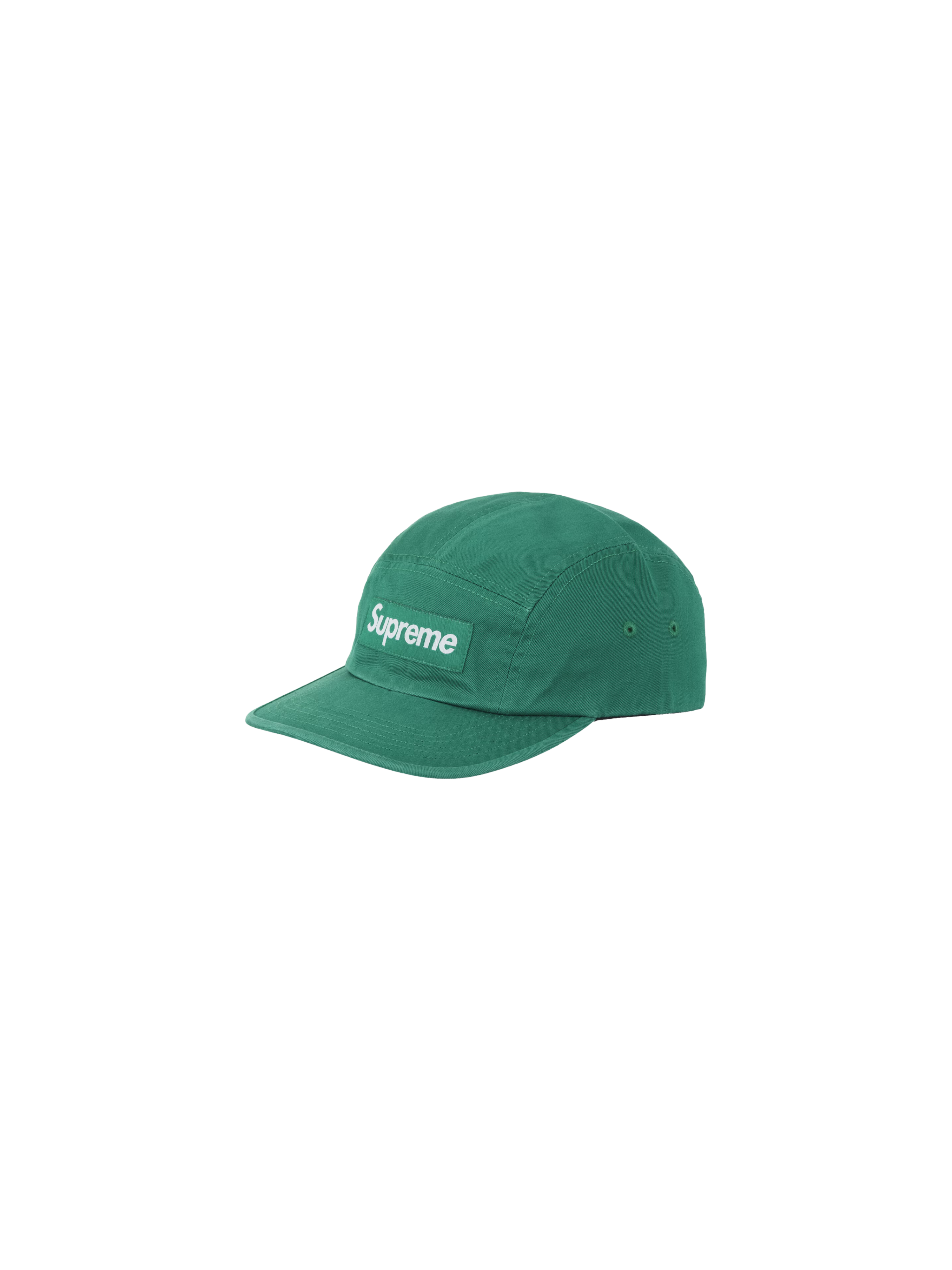 Washed Chino Twill Camp Cap "Green"