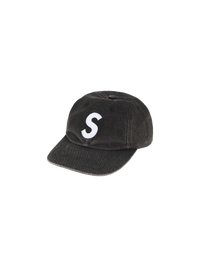 Pigment Coated Canvas S Logo 6-Panel "Black"