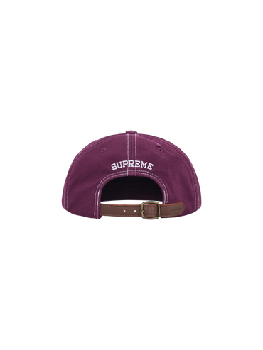 Distressed Script 6-Panel "Dark Purple"