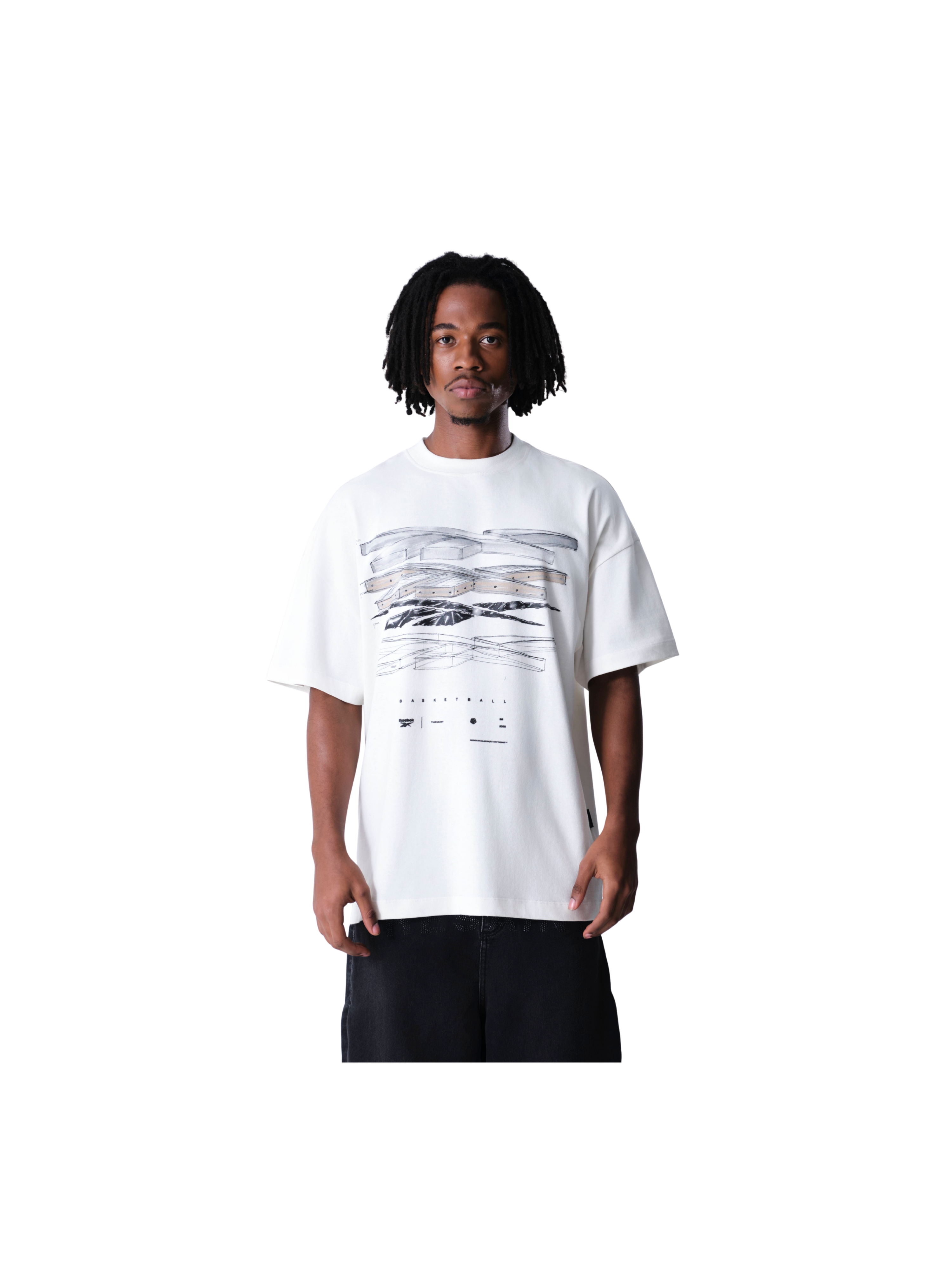 T-Shirt Oversized Layers "Off White"