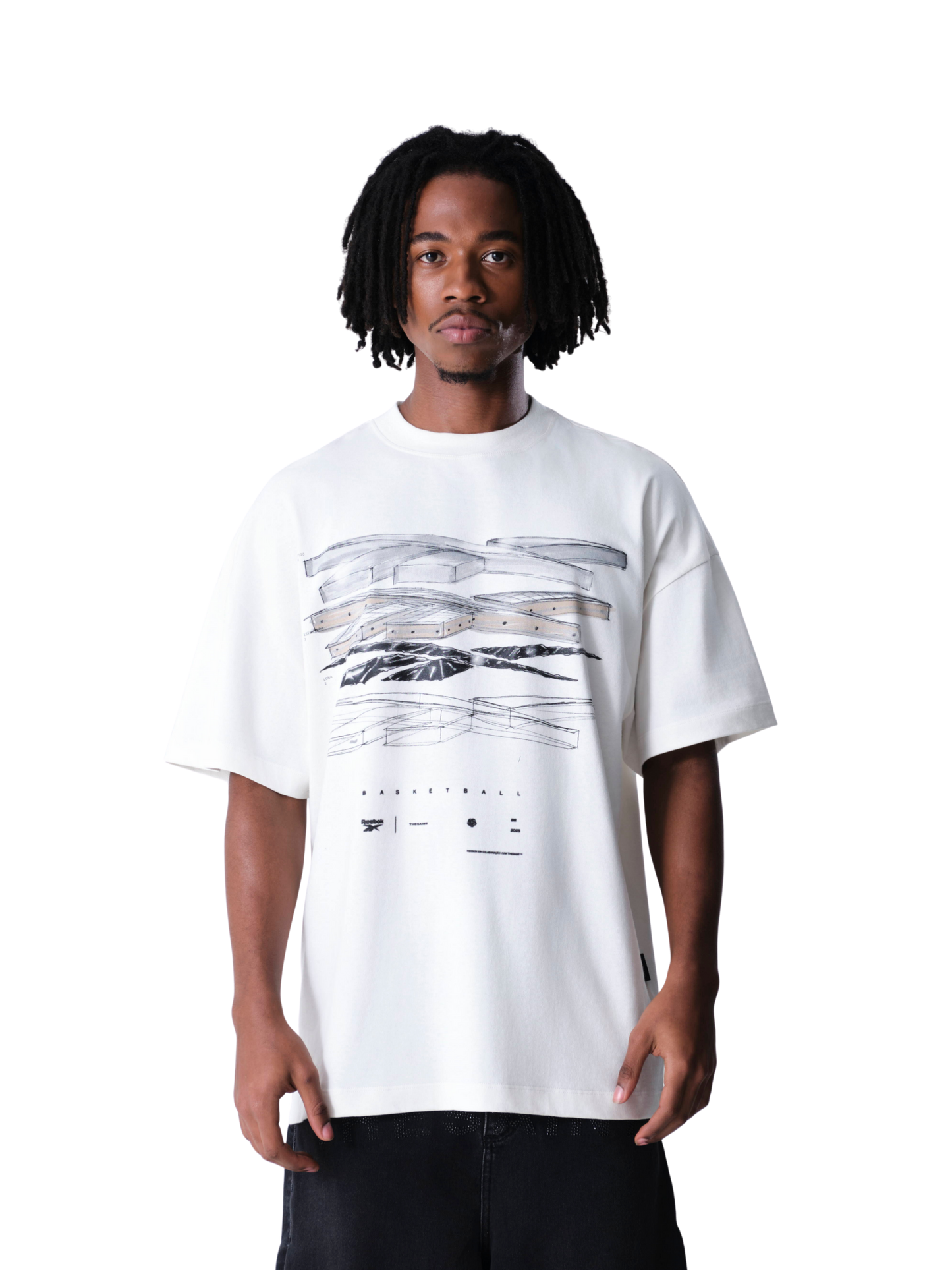 T-Shirt Oversized Layers "Off White"