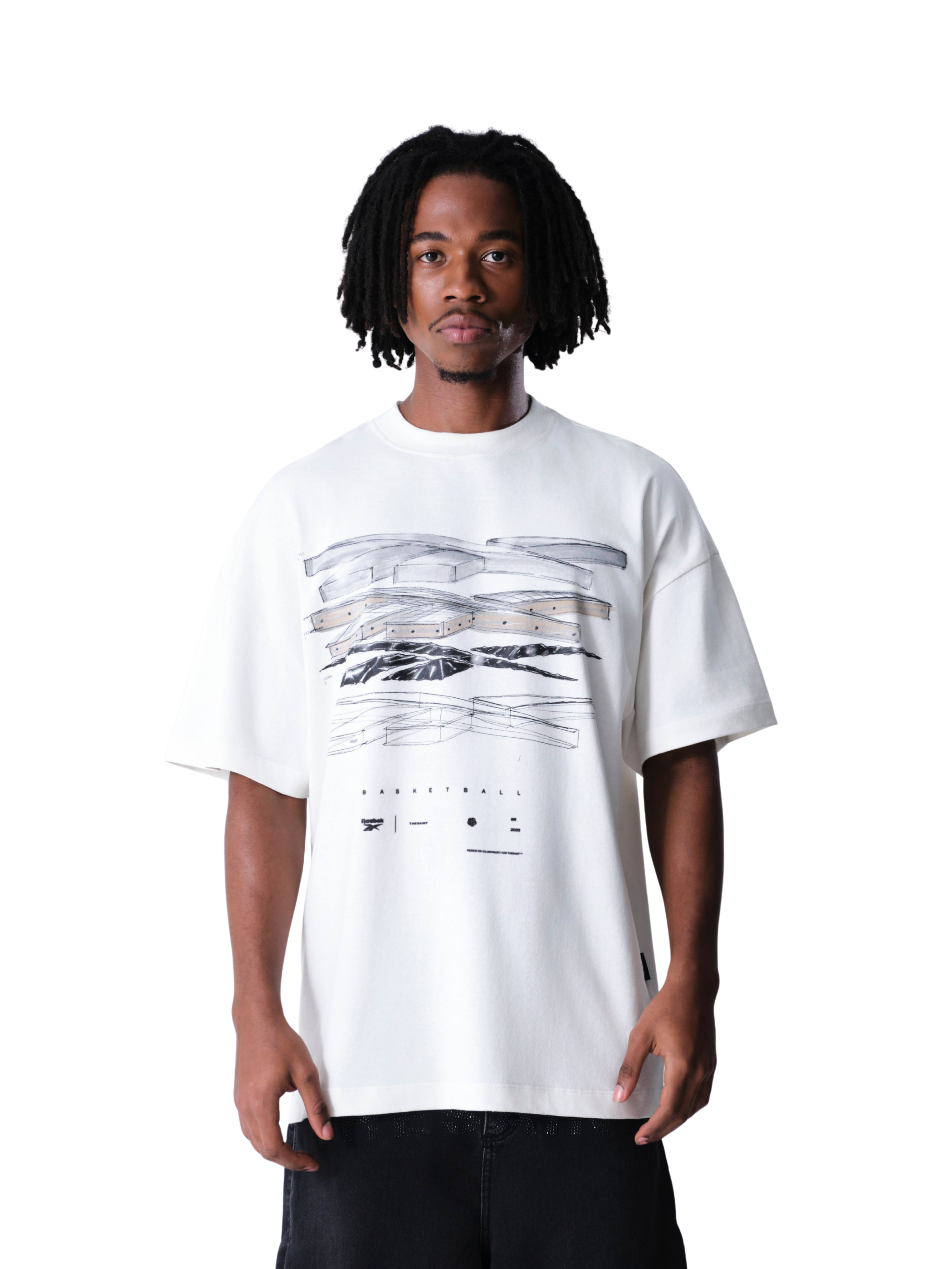 T-Shirt Oversized Layers "Off White"