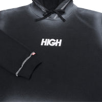 HIGH - Moletom Bleached Logo "Black" - THE GAME