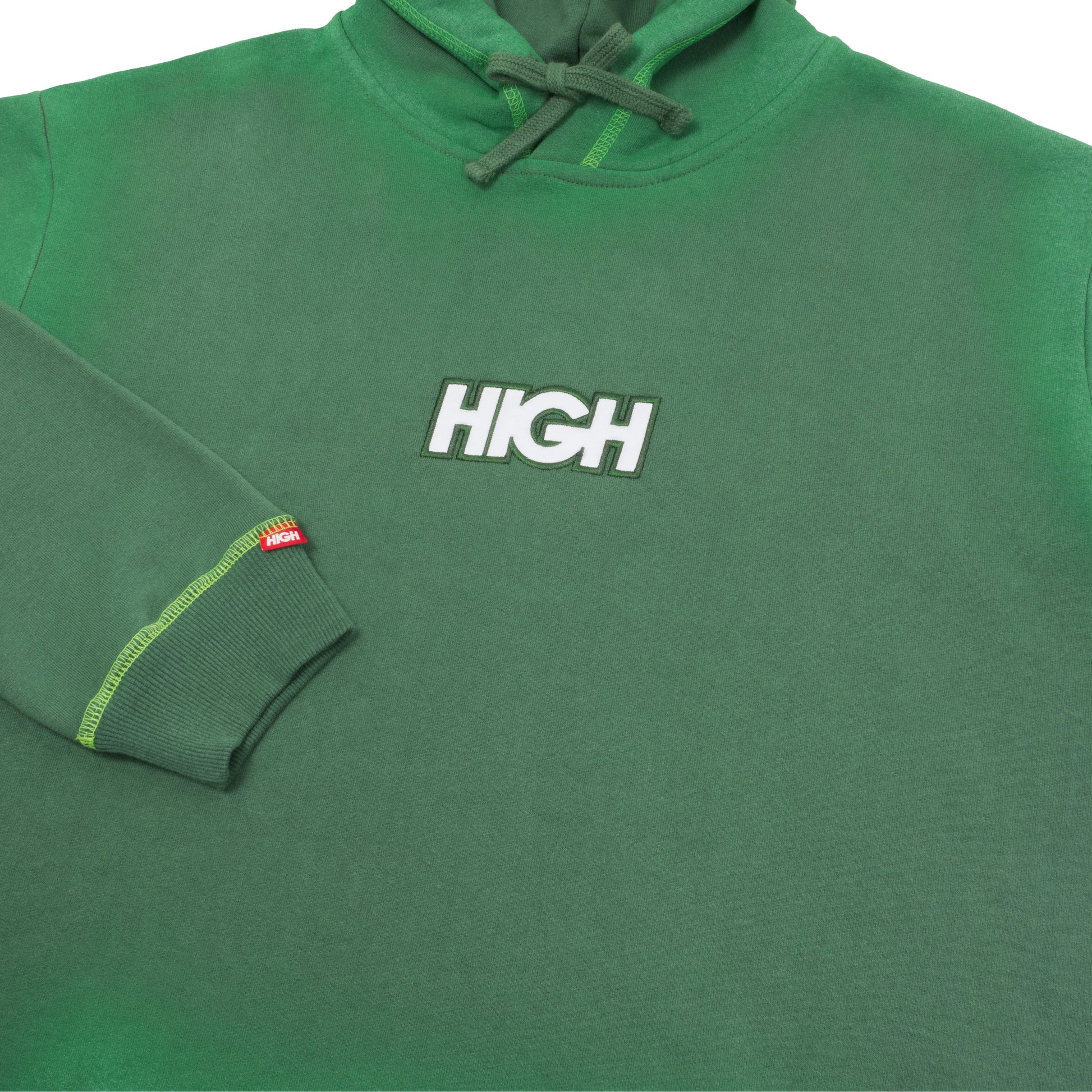 HIGH - Moletom Bleached Logo "Green" - THE GAME
