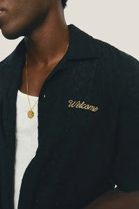 Camisa Laise Script "Preta"