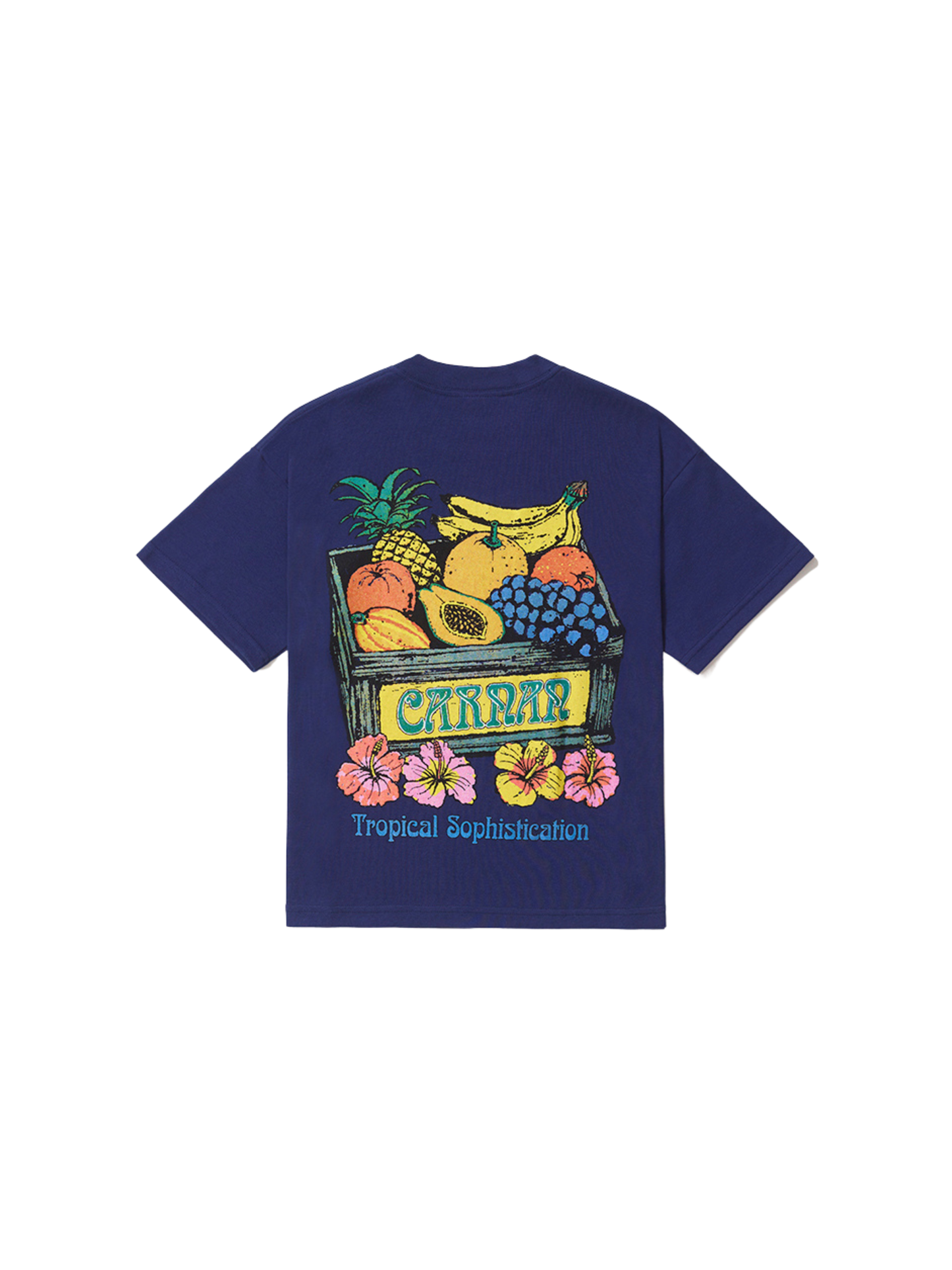 Fruit Boxy T-Shirt "Navy"