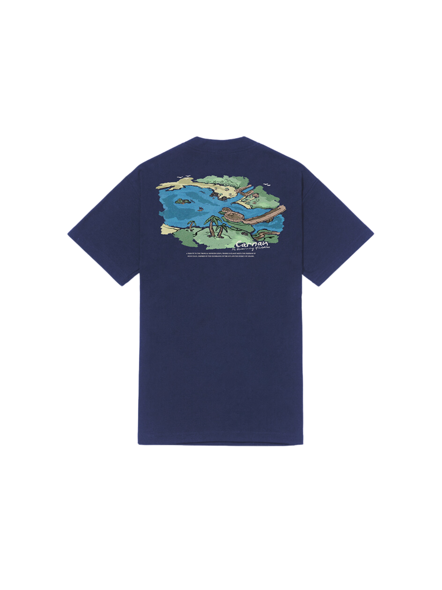 Landscape Heavy T-Shirt "Navy"