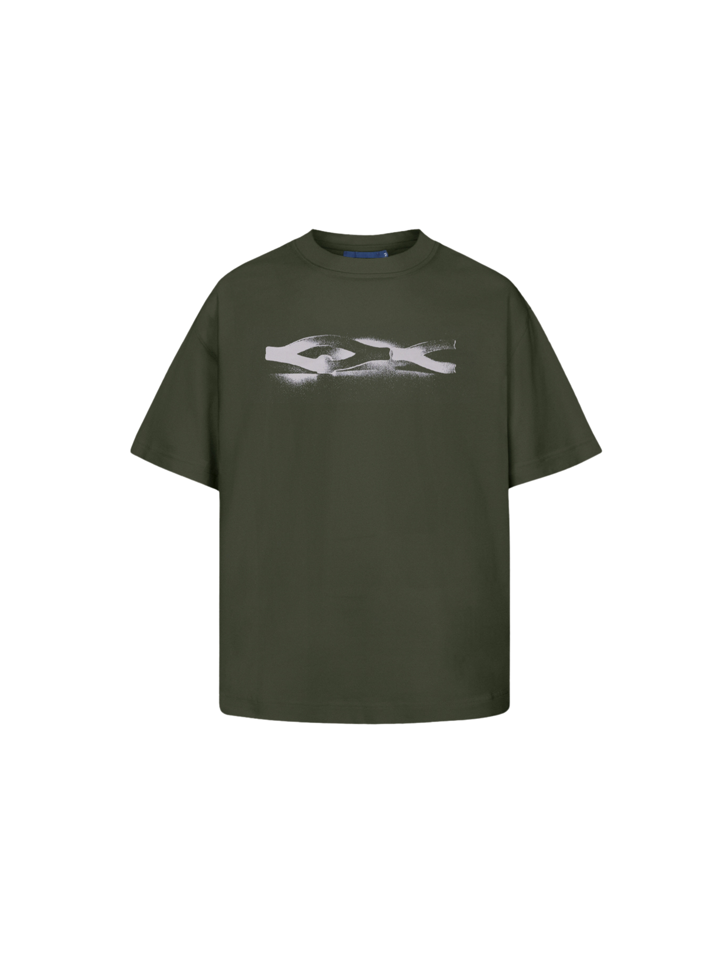 Stencil Boxy Tee "Verde"