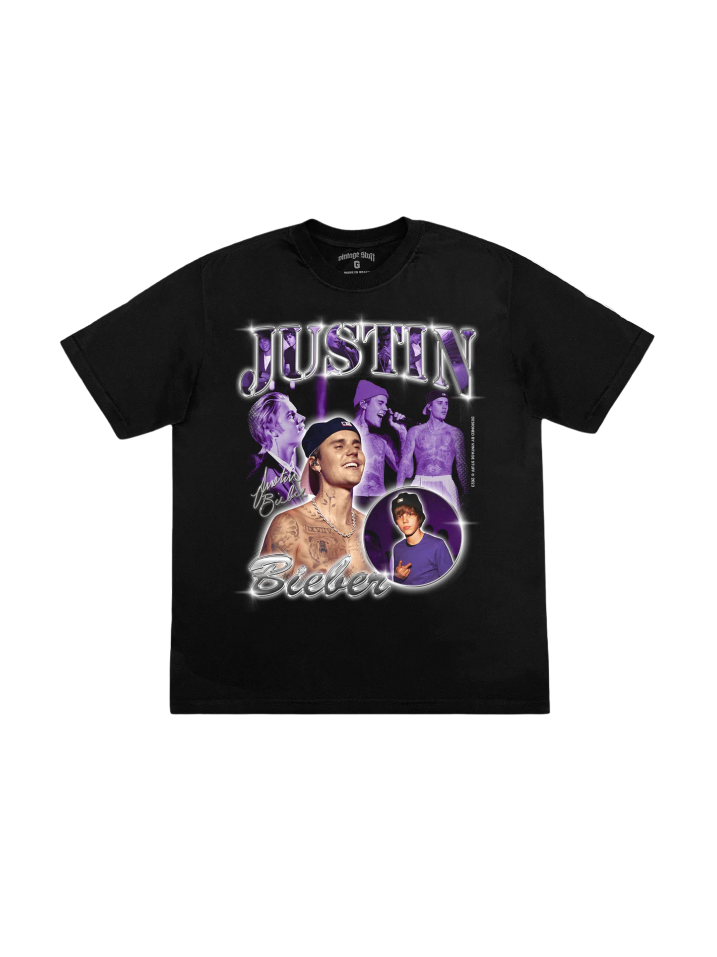 Camiseta Justin Bieber "Black"