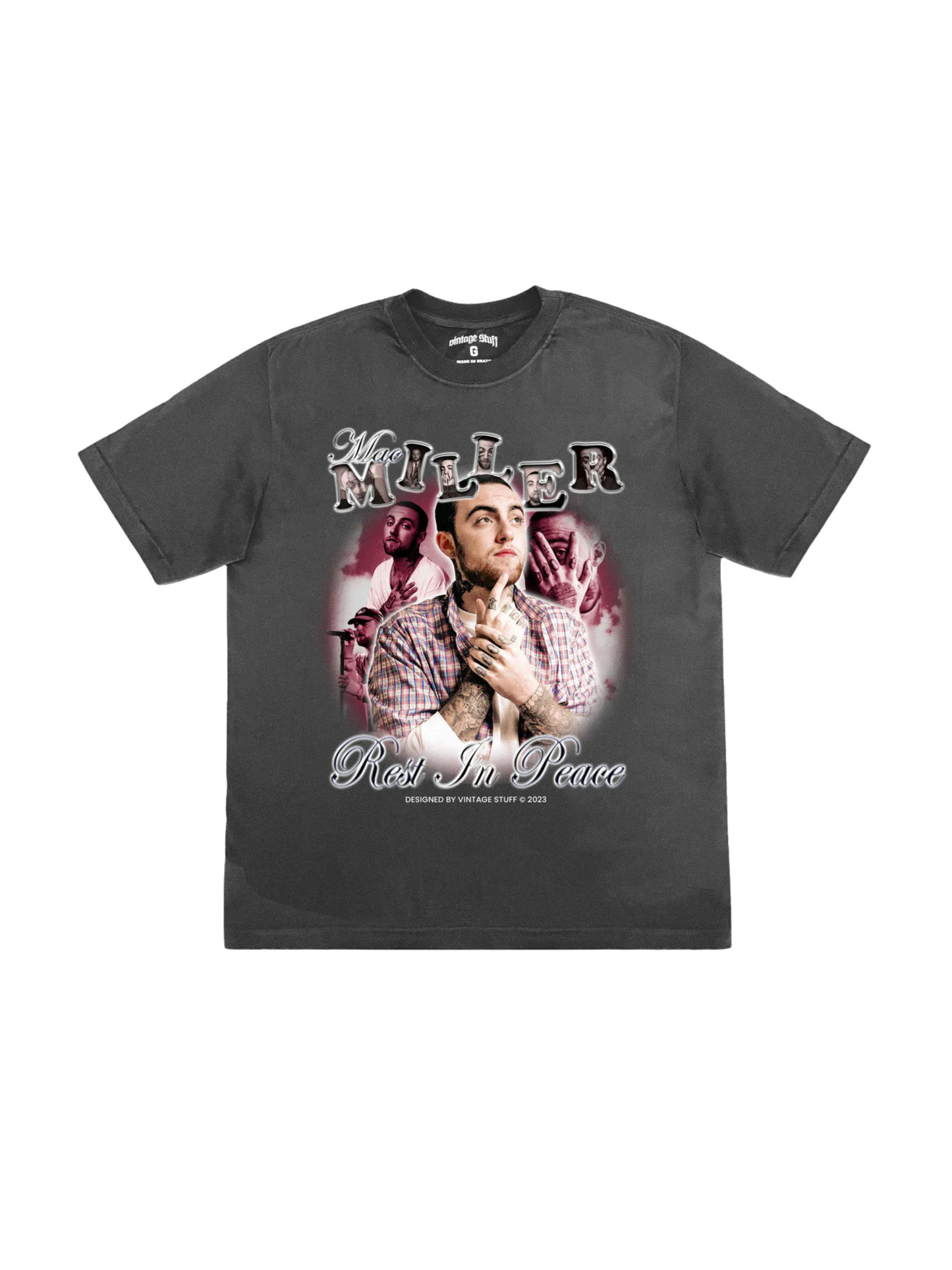 Camiseta Mac Miller "Stoned Grey"