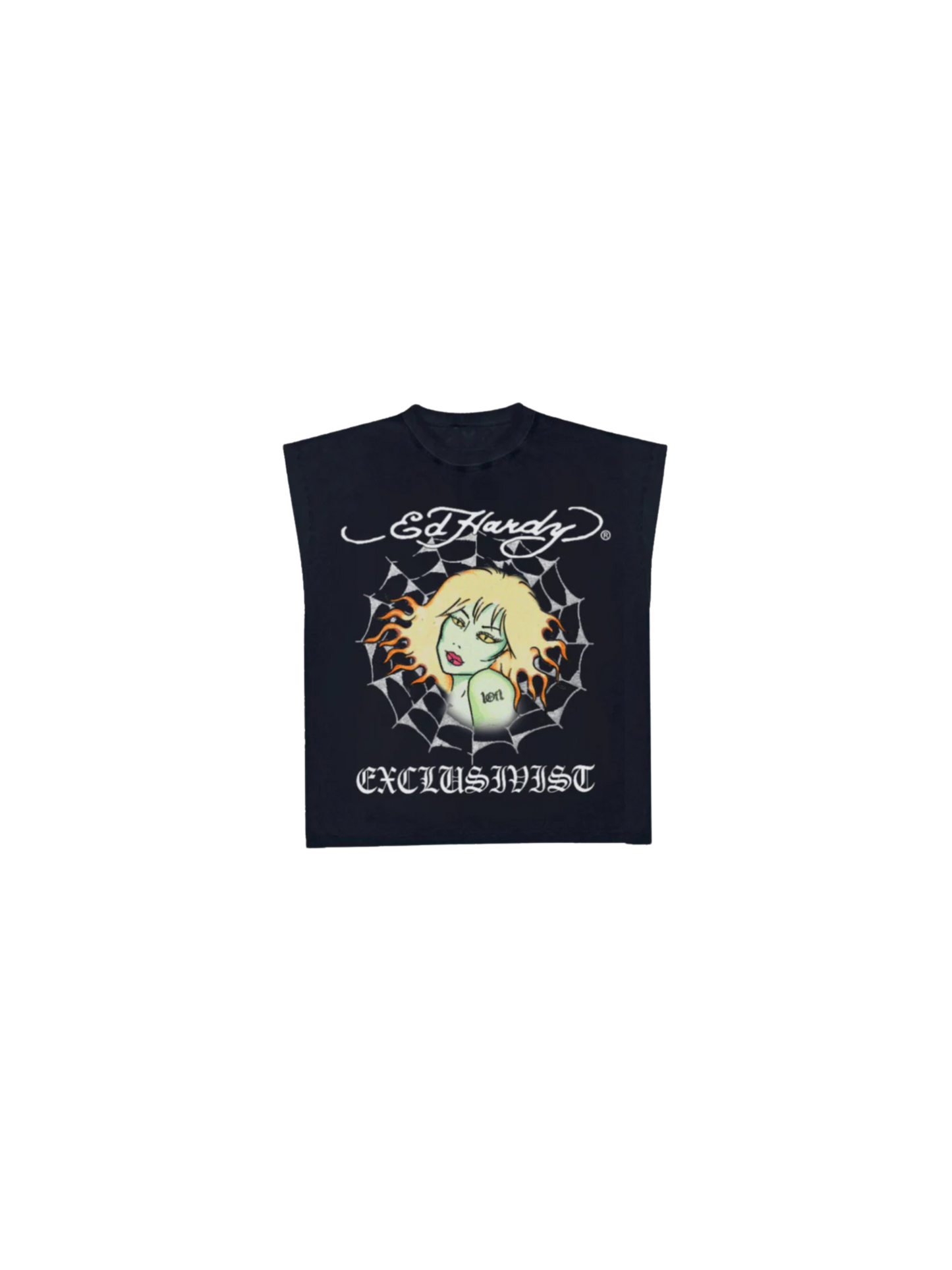 Ed Hardy The G1RLnextdoor Sleeveless Tee "Preto"