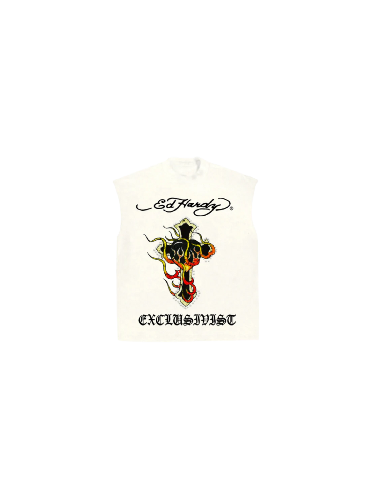 Ed Hardy Love Religion Sleeveless "Off White"