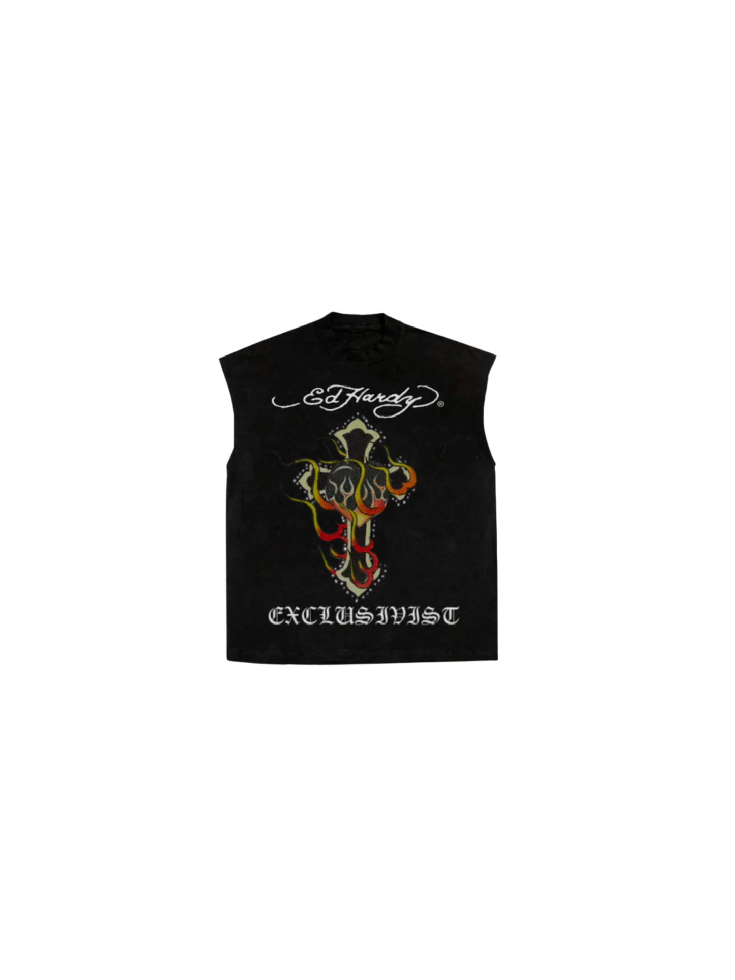 Ed Hardy Love Religion Sleeveless Tee "Preto"