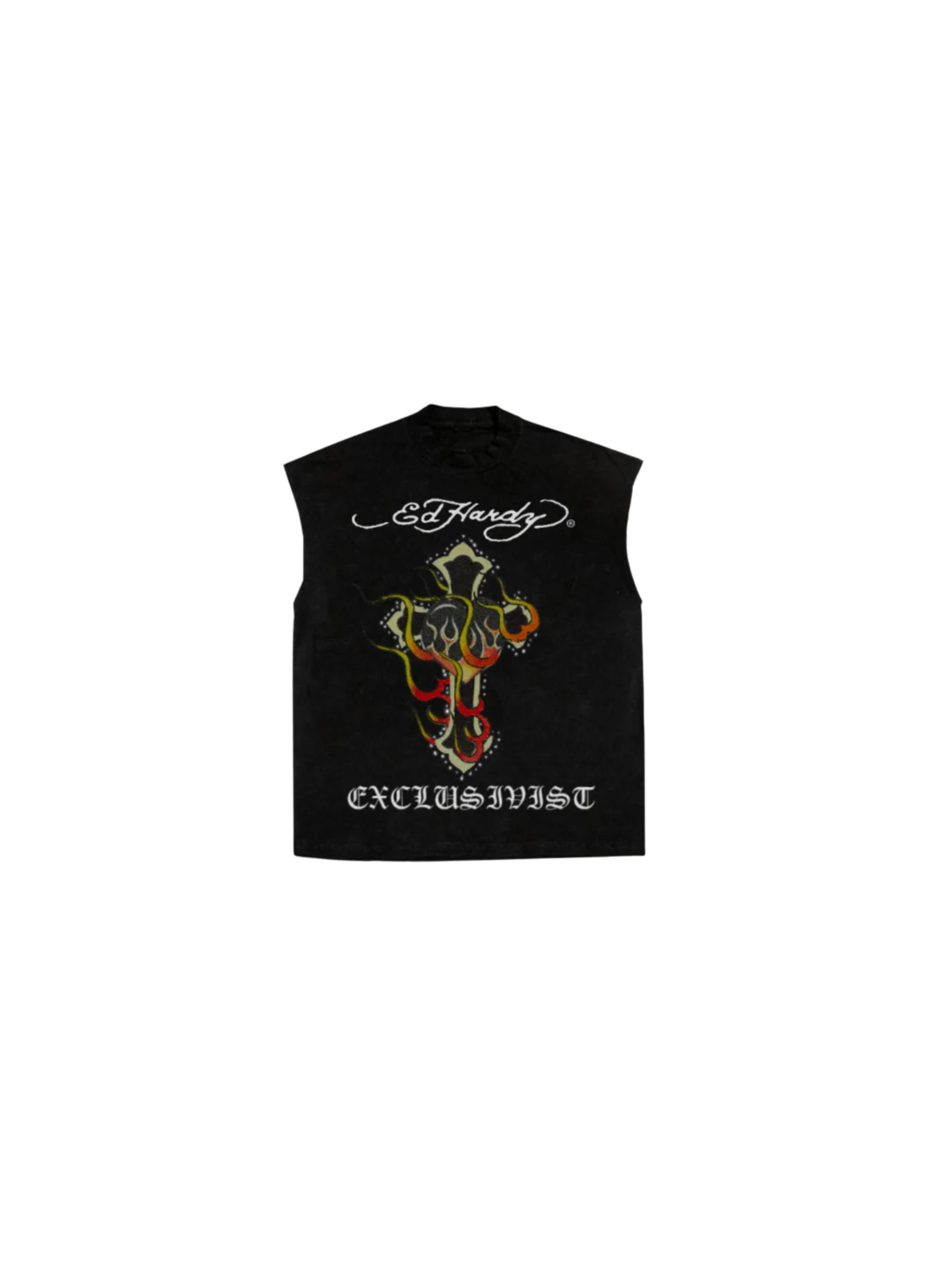 Ed Hardy Love Religion Sleeveless Tee "Preto"