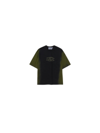 Camiseta QC Arco Boxy Tie Dye "Verde"