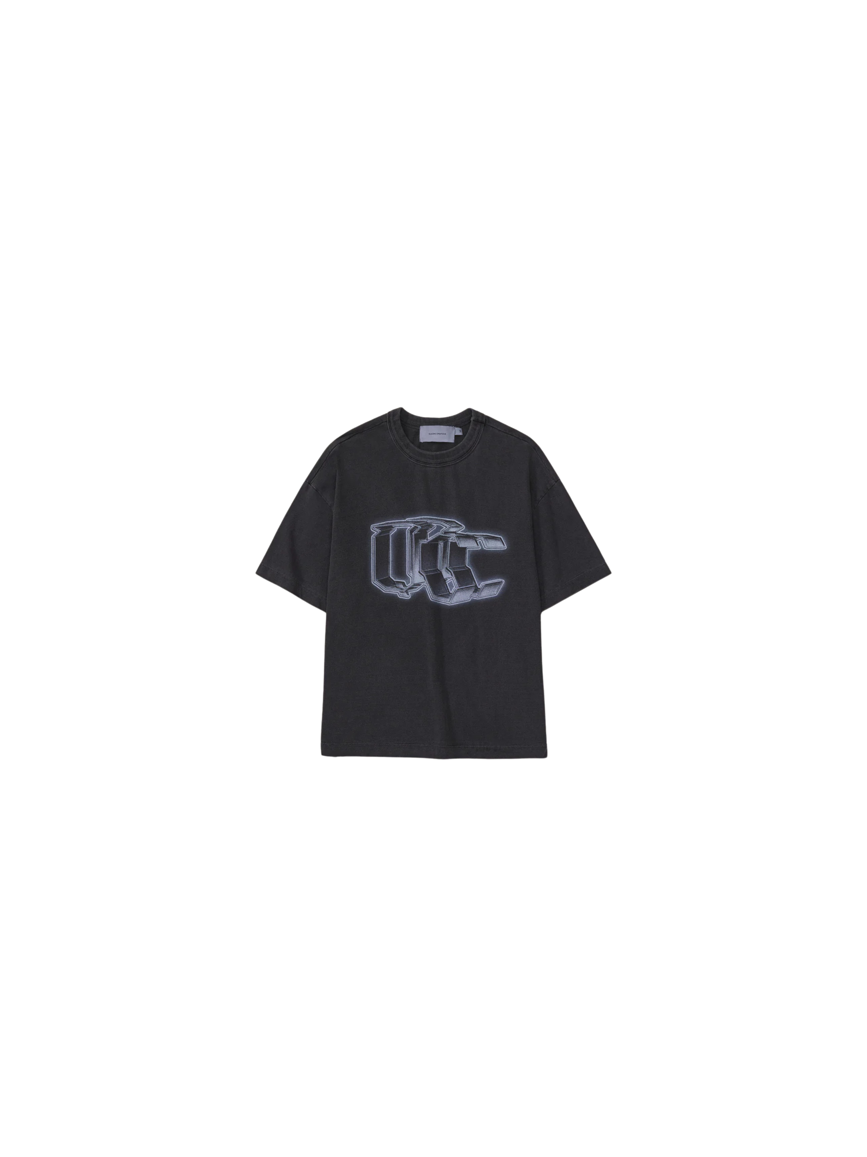 Camiseta QC Prisma Boxy "Stoned Preto"