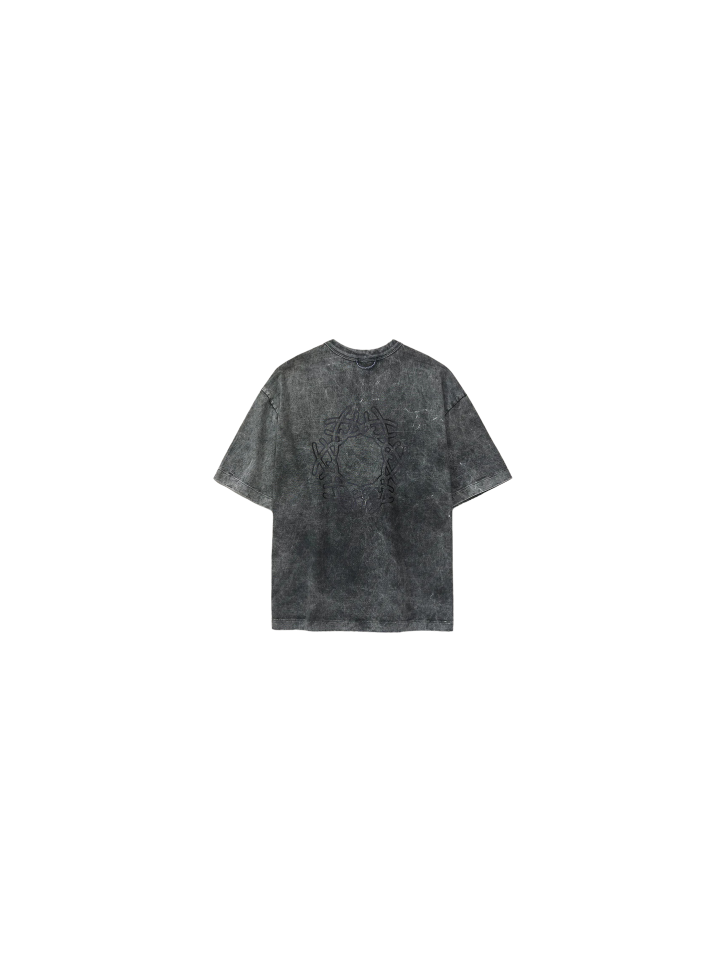 Camiseta QC Simbolo Boxy "Stoned Verde"