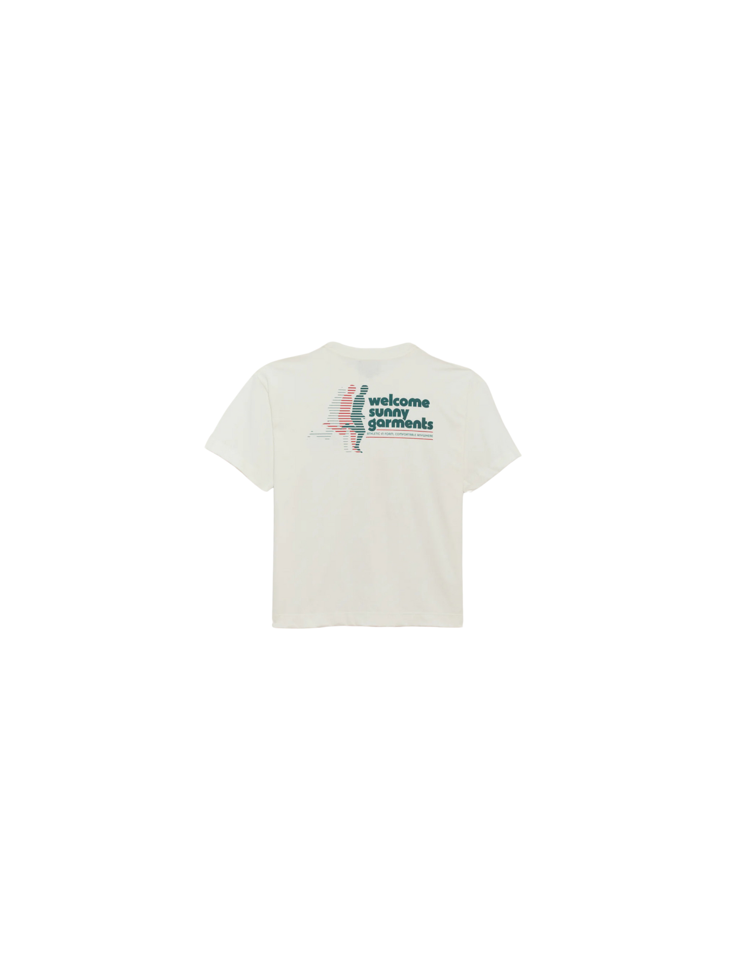 Camiseta Oversized Boxy Running "Off White"