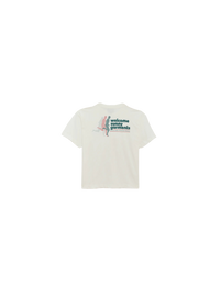 Camiseta Oversized Boxy Running "Off White"