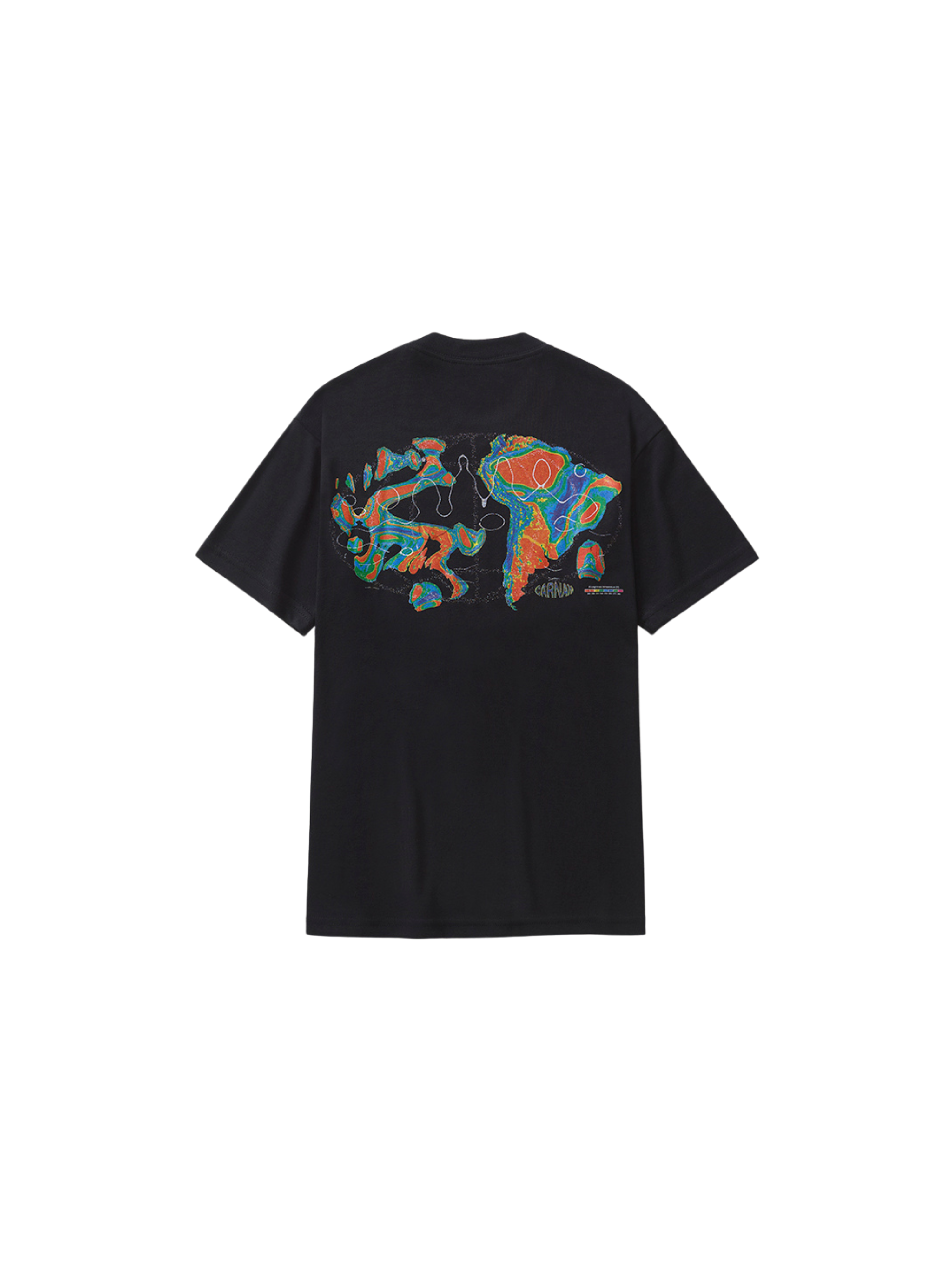 Heat Map Heavy T-shirt "Black"