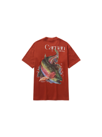 Fish Heavy T-shirt "Burgundy"