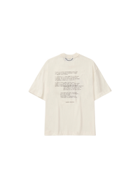 Camiseta 24 de Outubro Boxy "Off White"