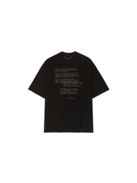Camiseta 24 de Outubro Boxy "Preto"