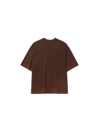 Camiseta Particulas Boxy "Stoned Marrom"