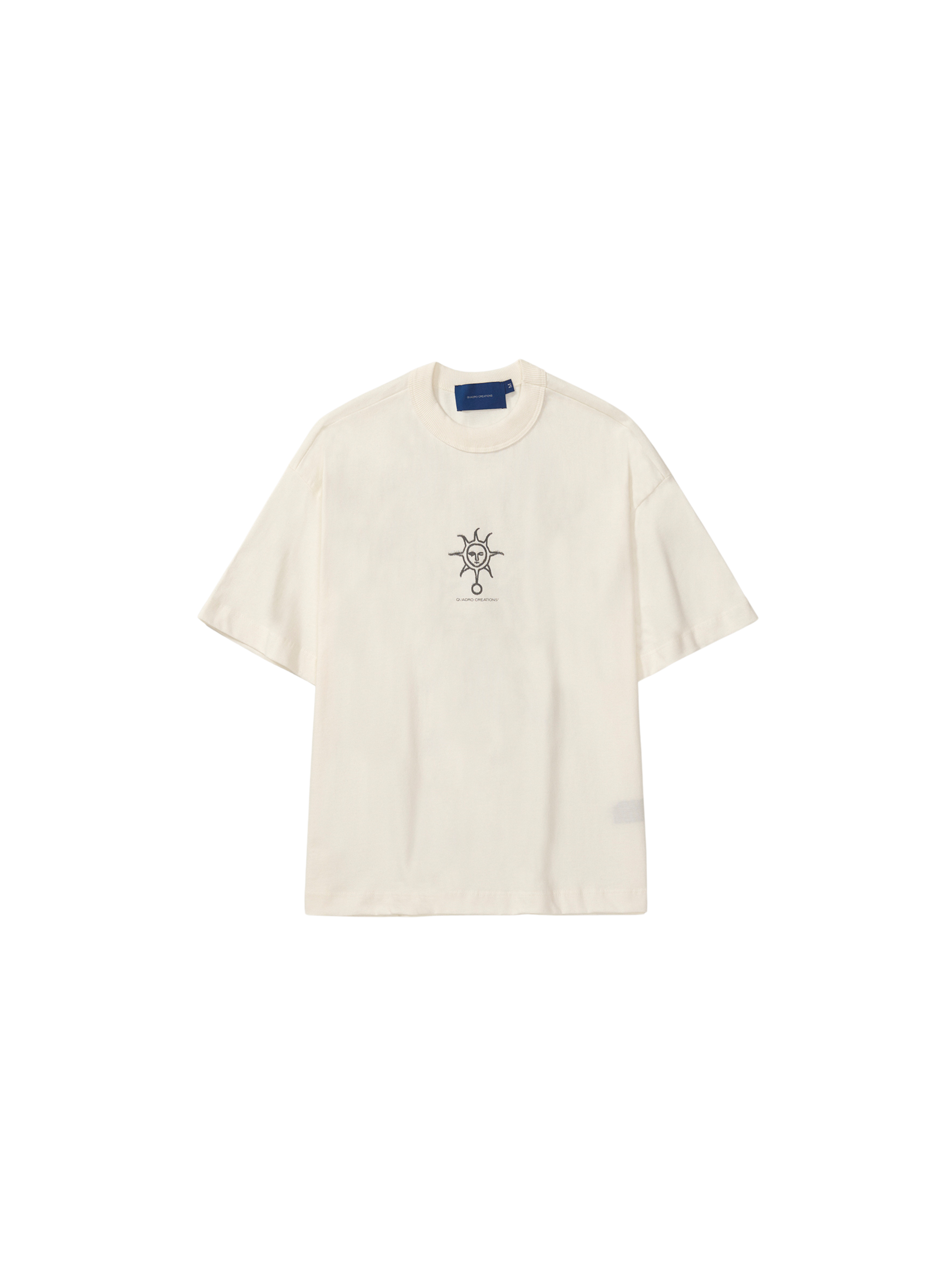 Camiseta Sol em S.A. Boxy "Off White"