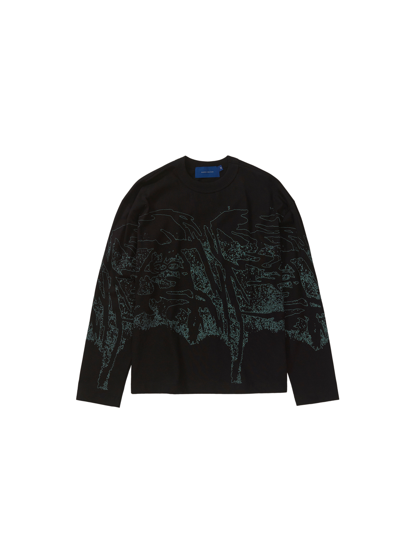 Camiseta Trama Boxy ML "Preto"