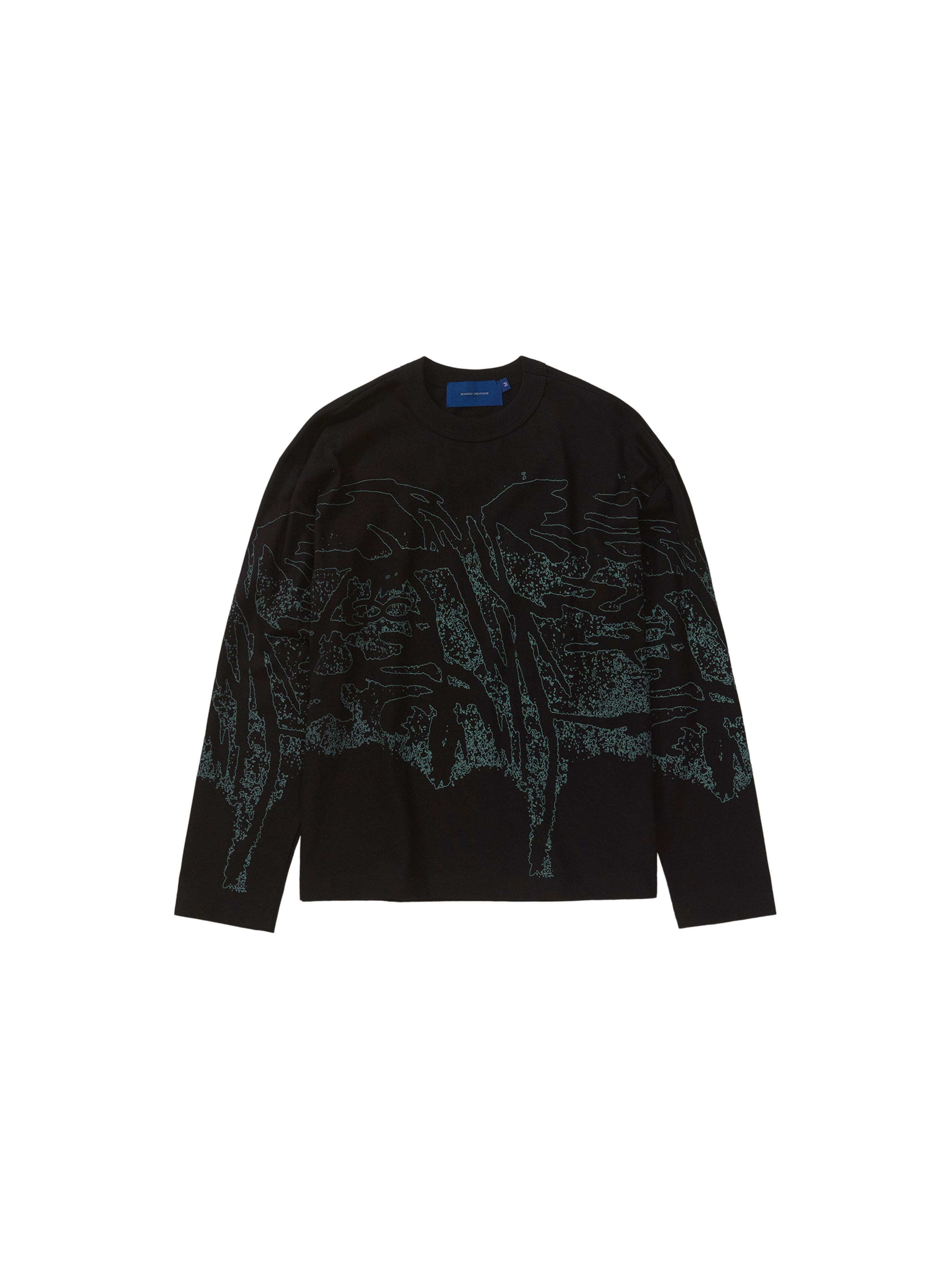 Camiseta Trama Boxy ML "Preto"
