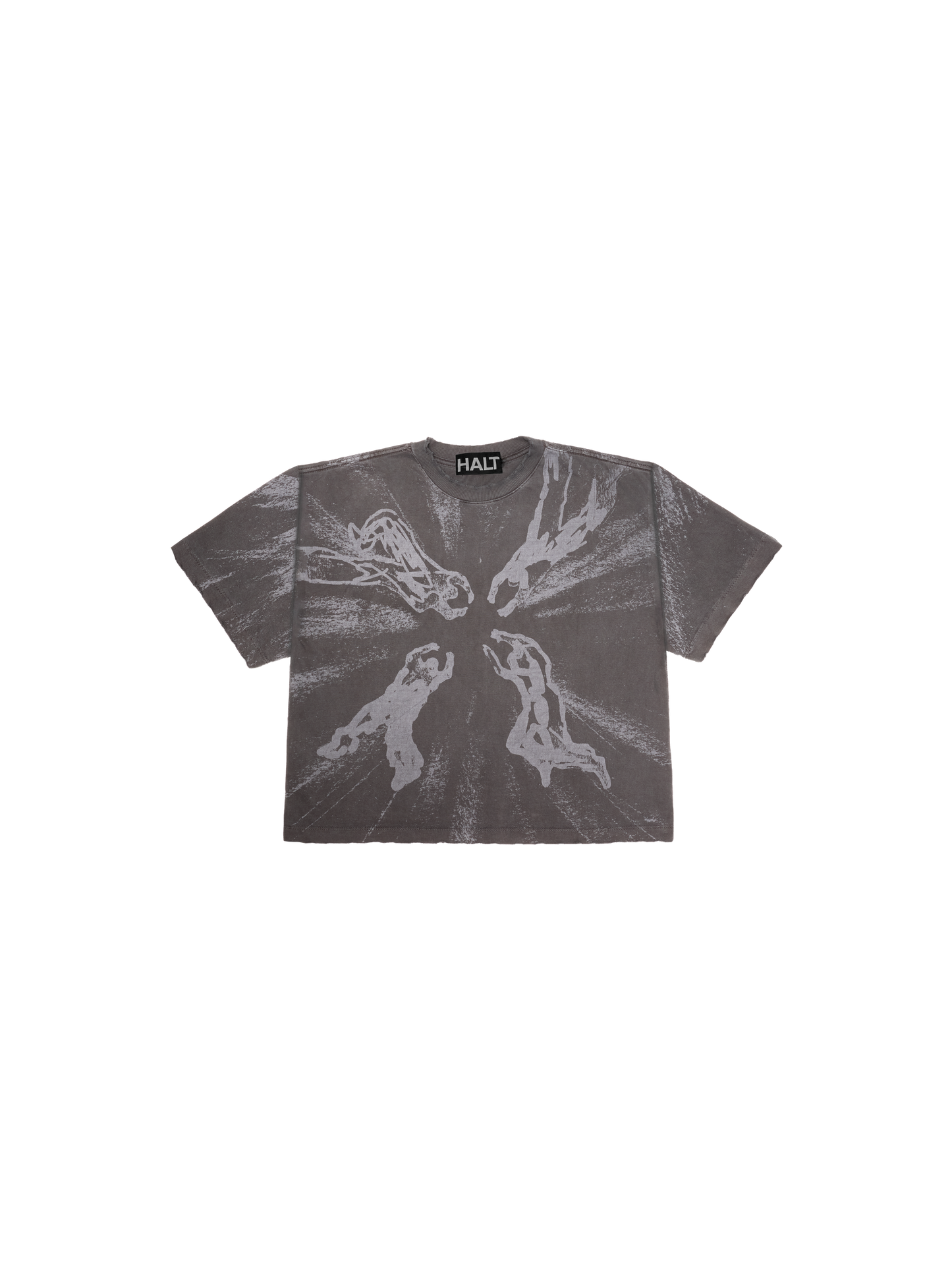 Rapture Boxy T-Shirt "Washed Grey"