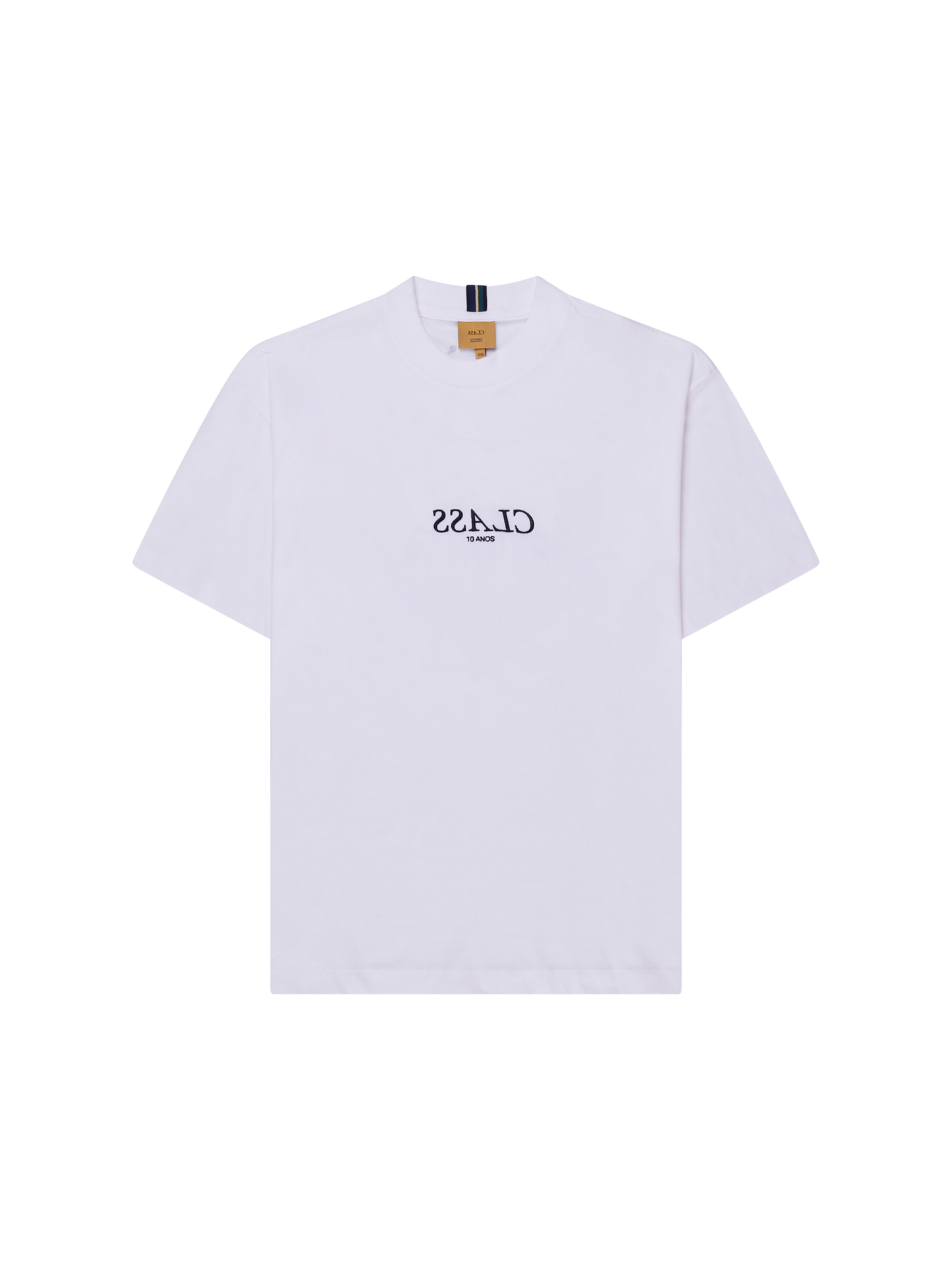 Camiseta Class Inverso 10 Anos "Off-White"