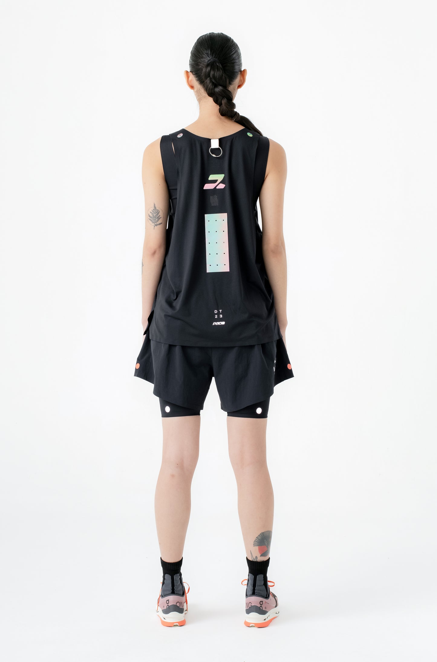 PACE - DT2 Double Layers Spots Shorts "Black" - THE GAME