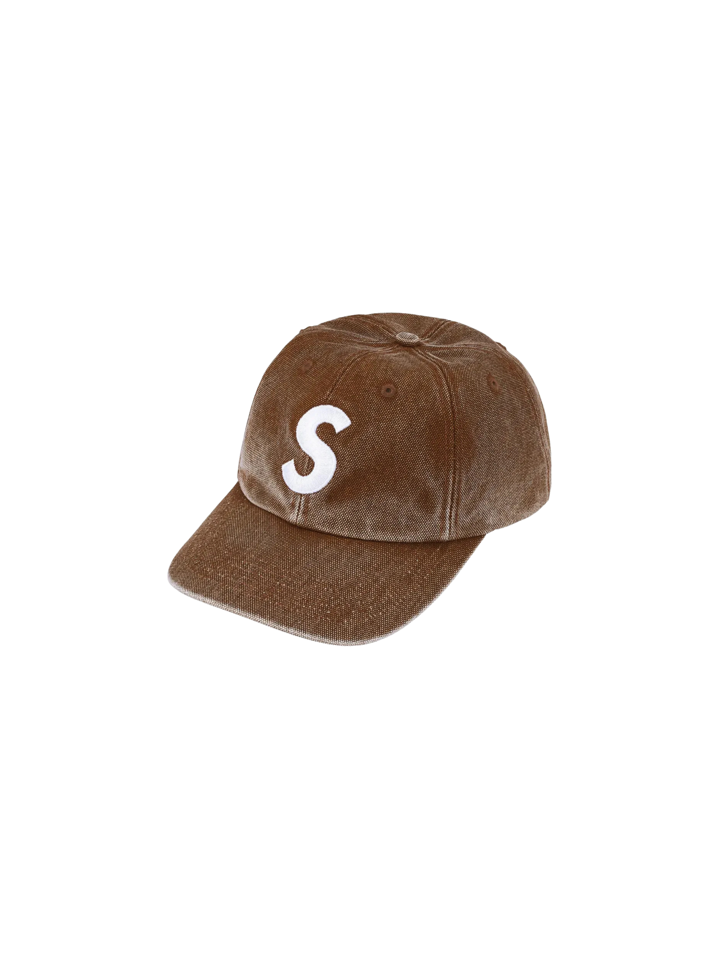 Pigment Coated S-Logo Cap "Brown"
