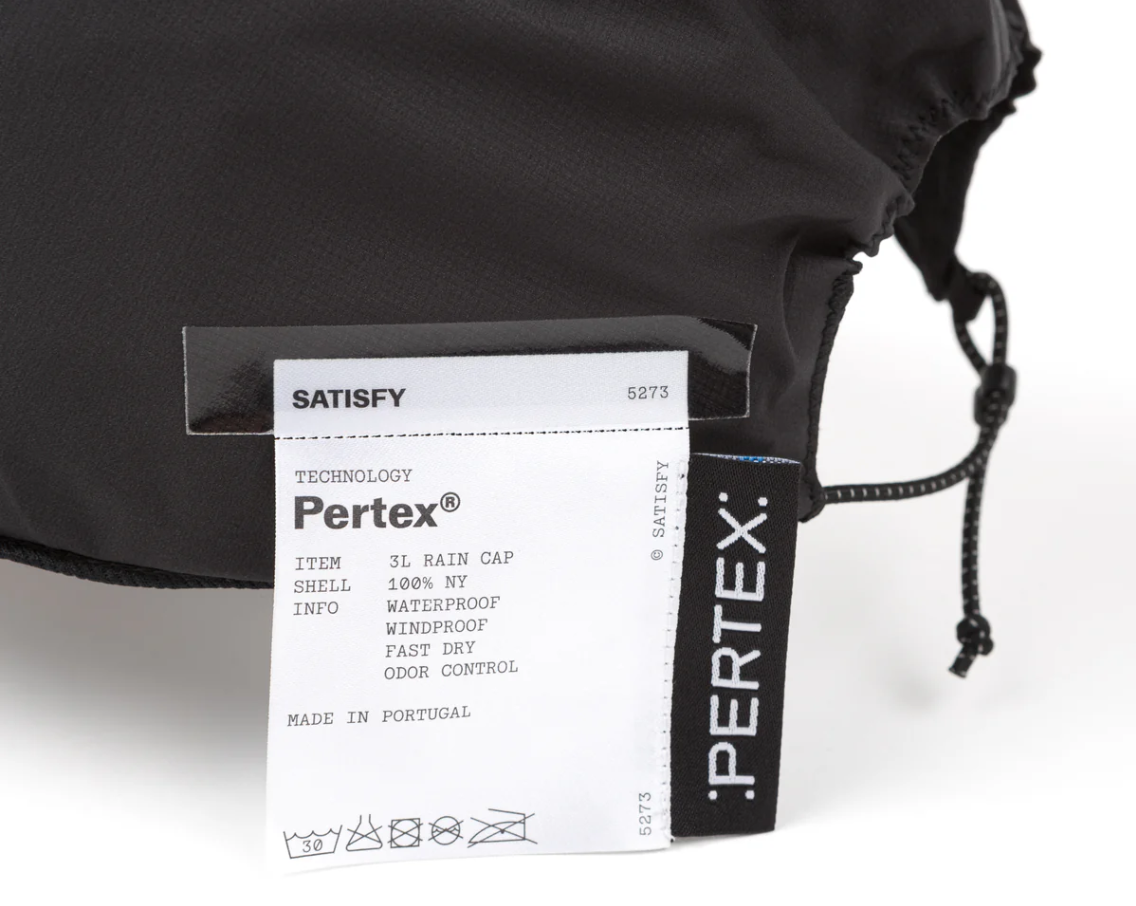 SATISFY Pertex 3L Rain Cap "Black"