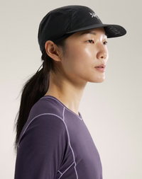 Aerios 5 Panel Cap "BLACK"