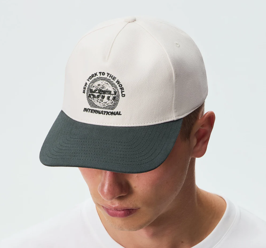 Brushed Twill Bay Low Pinc Crown Cap  "Stadium"