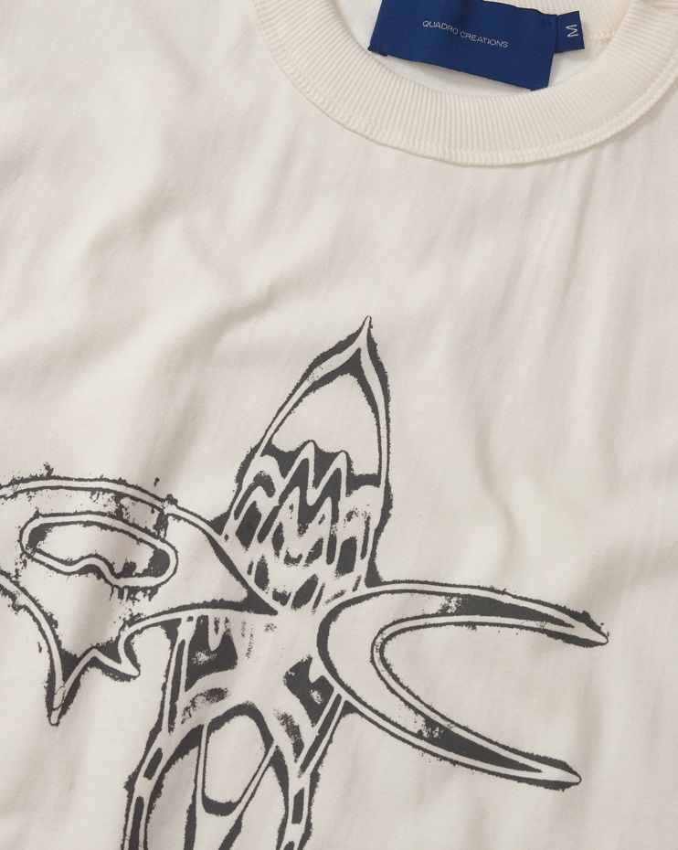 Camiseta Arthropods Boxy "Off White"