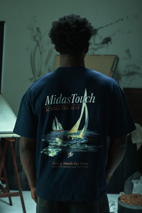 Boats T-shirt Boxy "Navy"