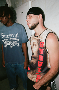 Camiseta Survival Logo "Azul"